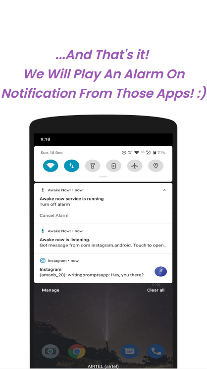 ¡Despertado ahora! - Nunca te pierdas ninguna notificación importante.¡Alguna vez! media 4