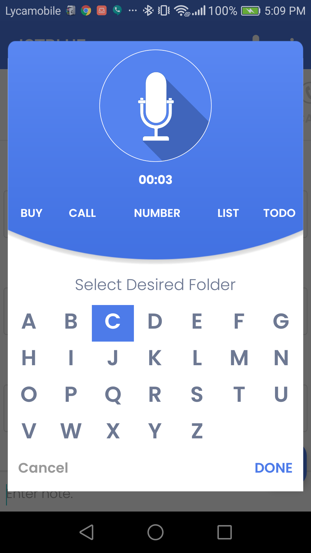 JotBlue - Andorid App gallery image