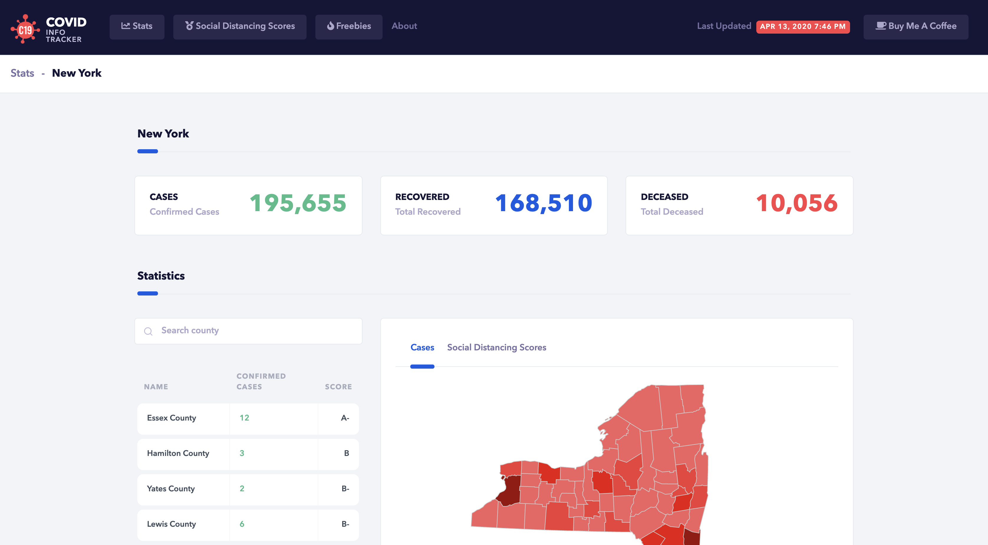 Covid Info Tracker gallery image