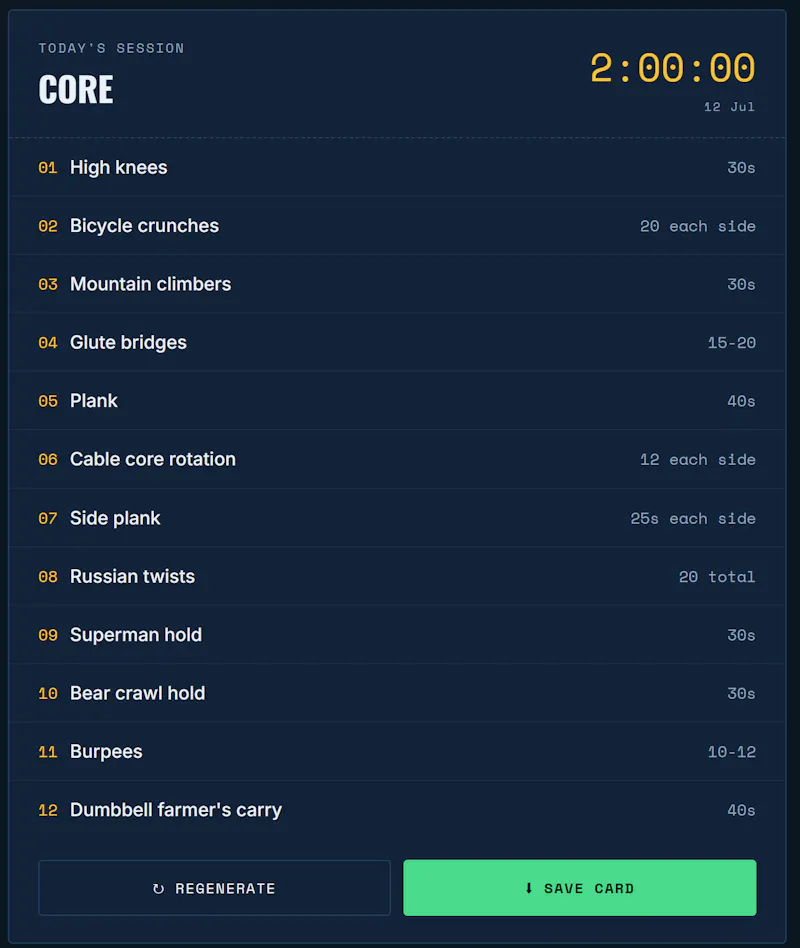 Setlist screenshot 4