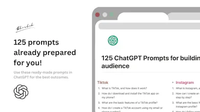 125 ChatGPT Audience Building Prompts gallery image