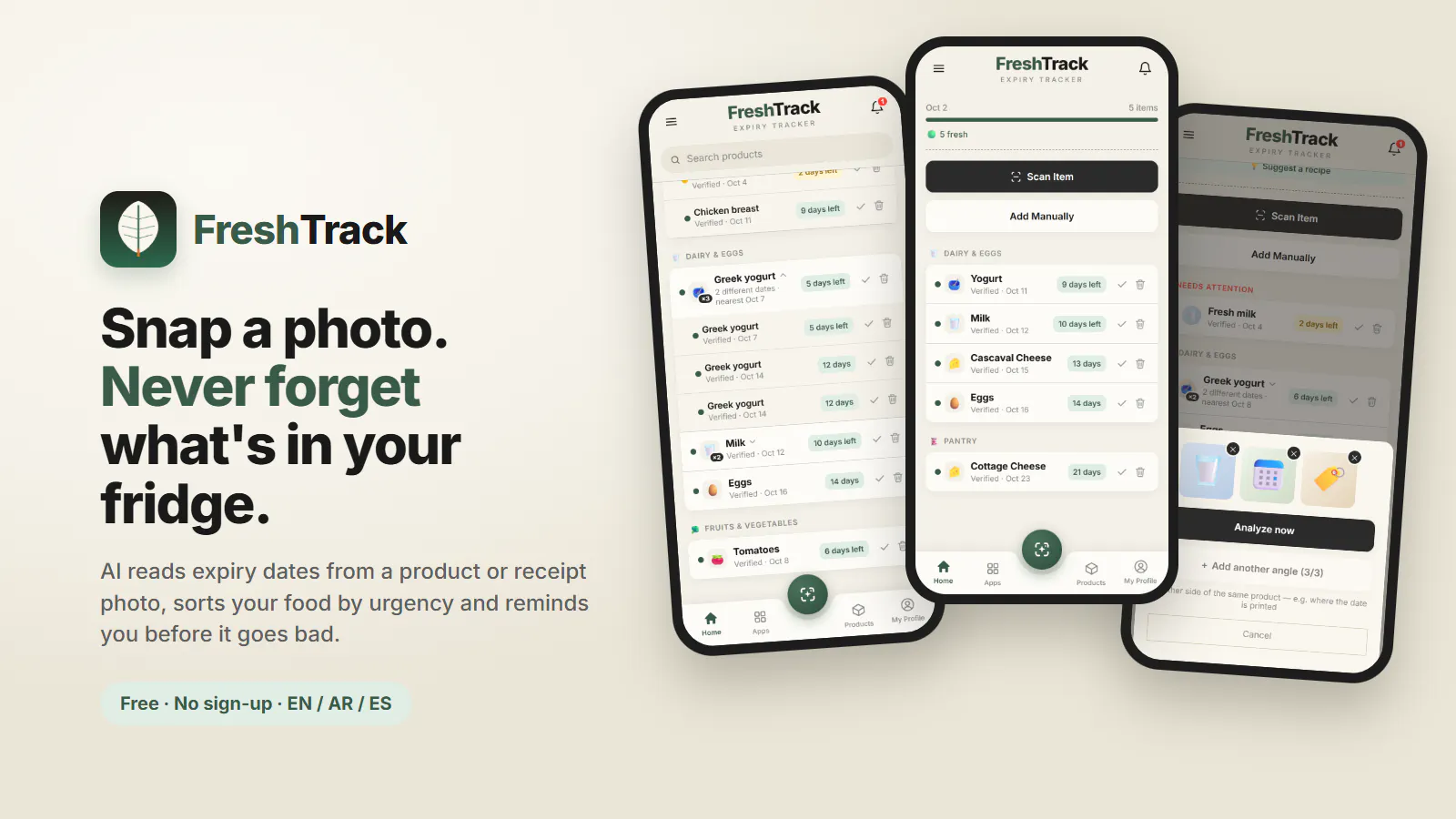 FreshTrack — Expiry Tracker gallery image