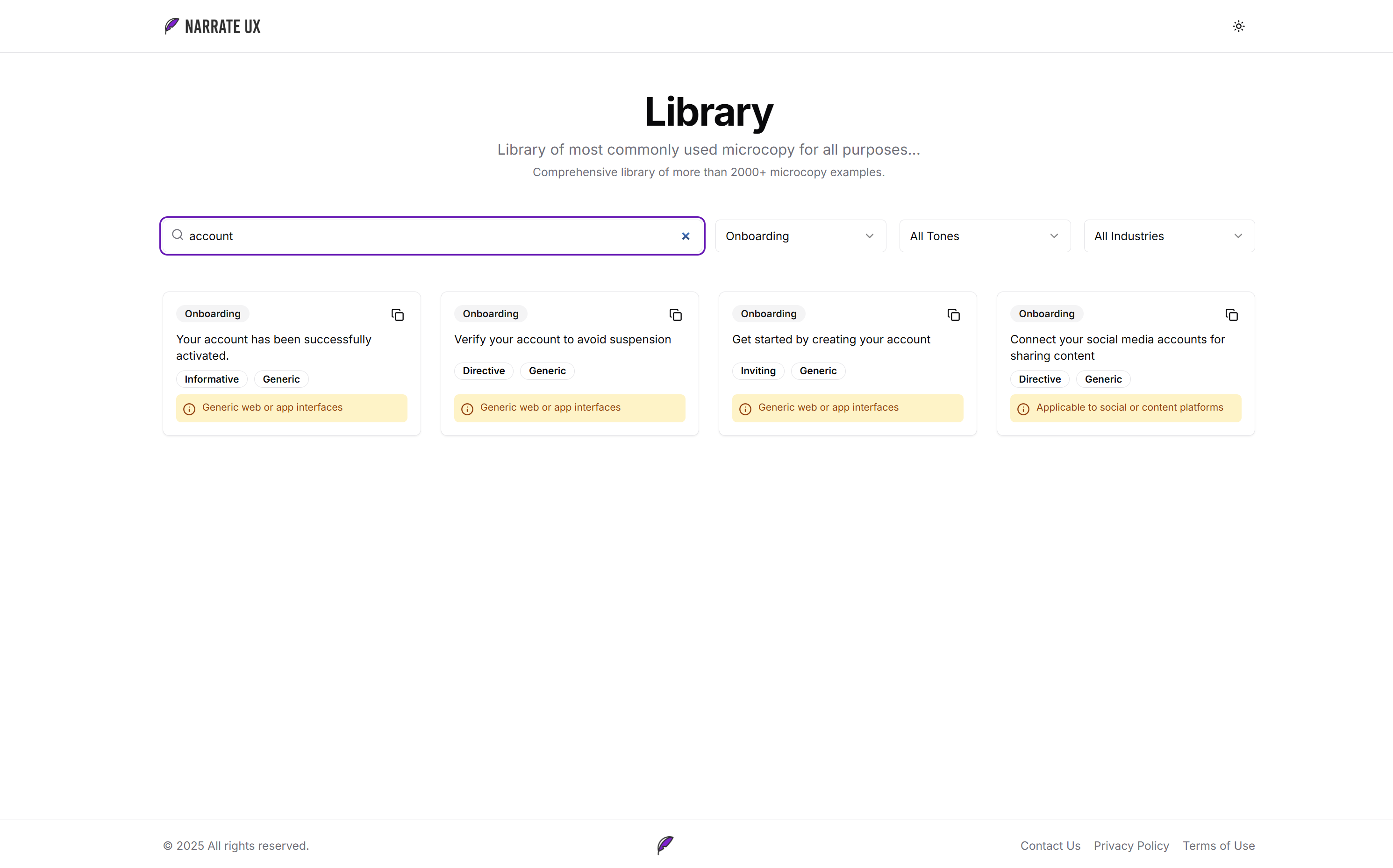 Narrate UX gallery image