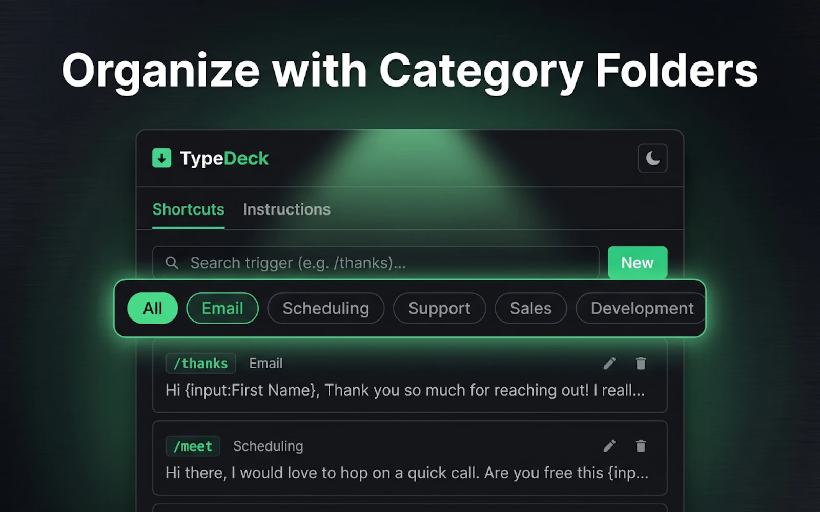 TypeDeck screenshot 2