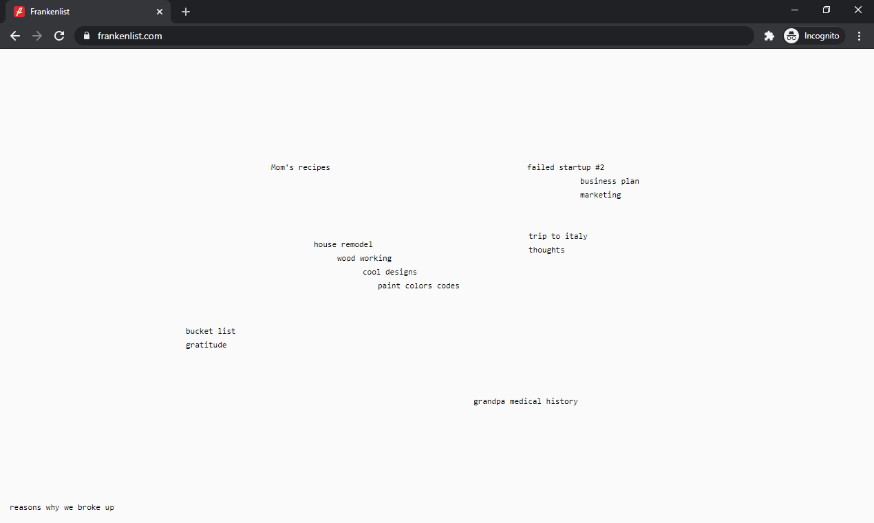 Frankenlist gallery image