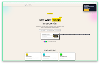Tiny A/B Test gallery image