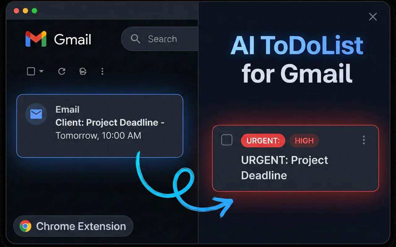 AI TodoList For Gmail 제품 배너