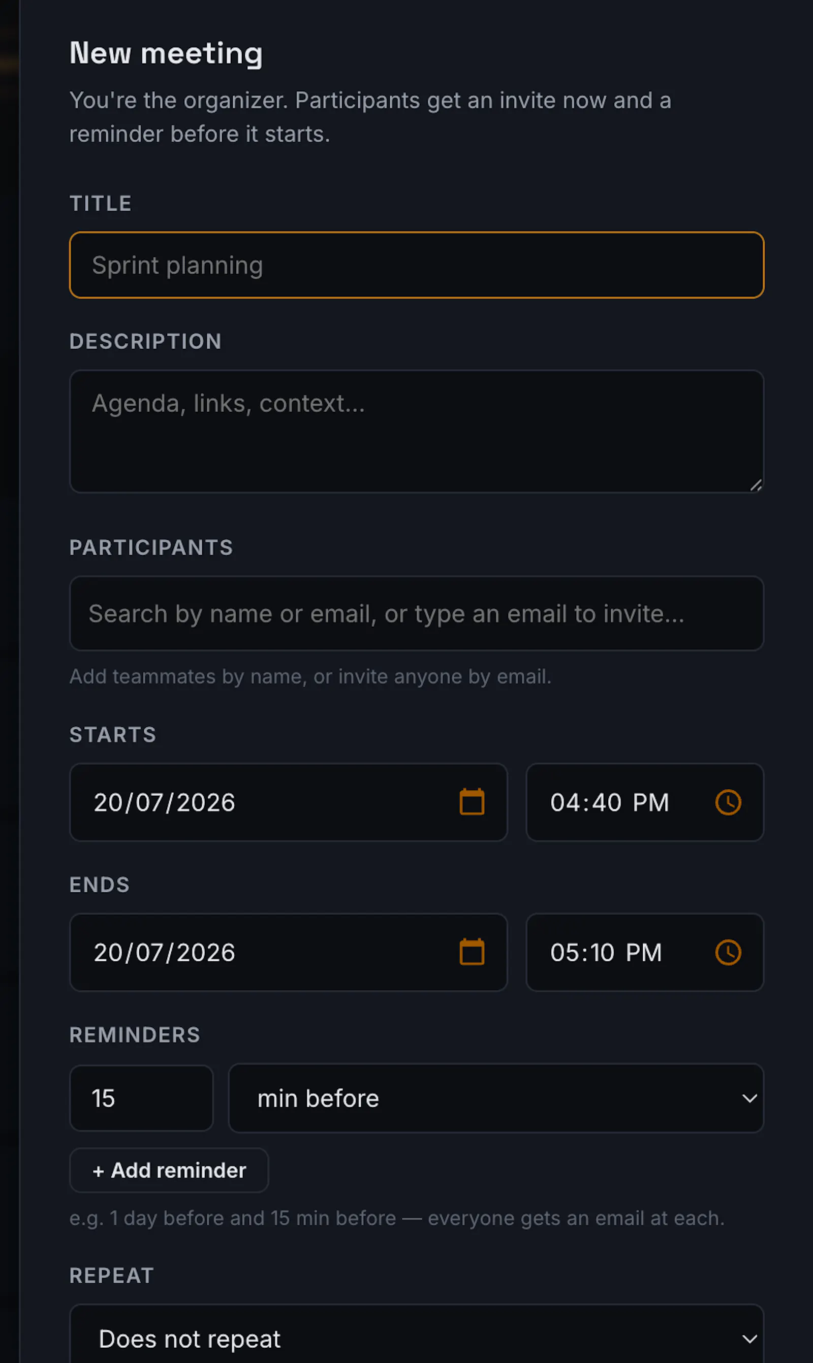 Meetly screenshot 4