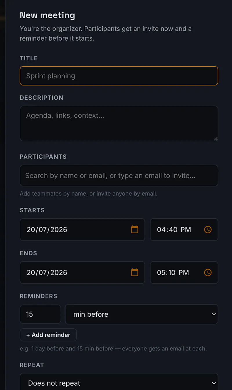 Meetly screenshot 4