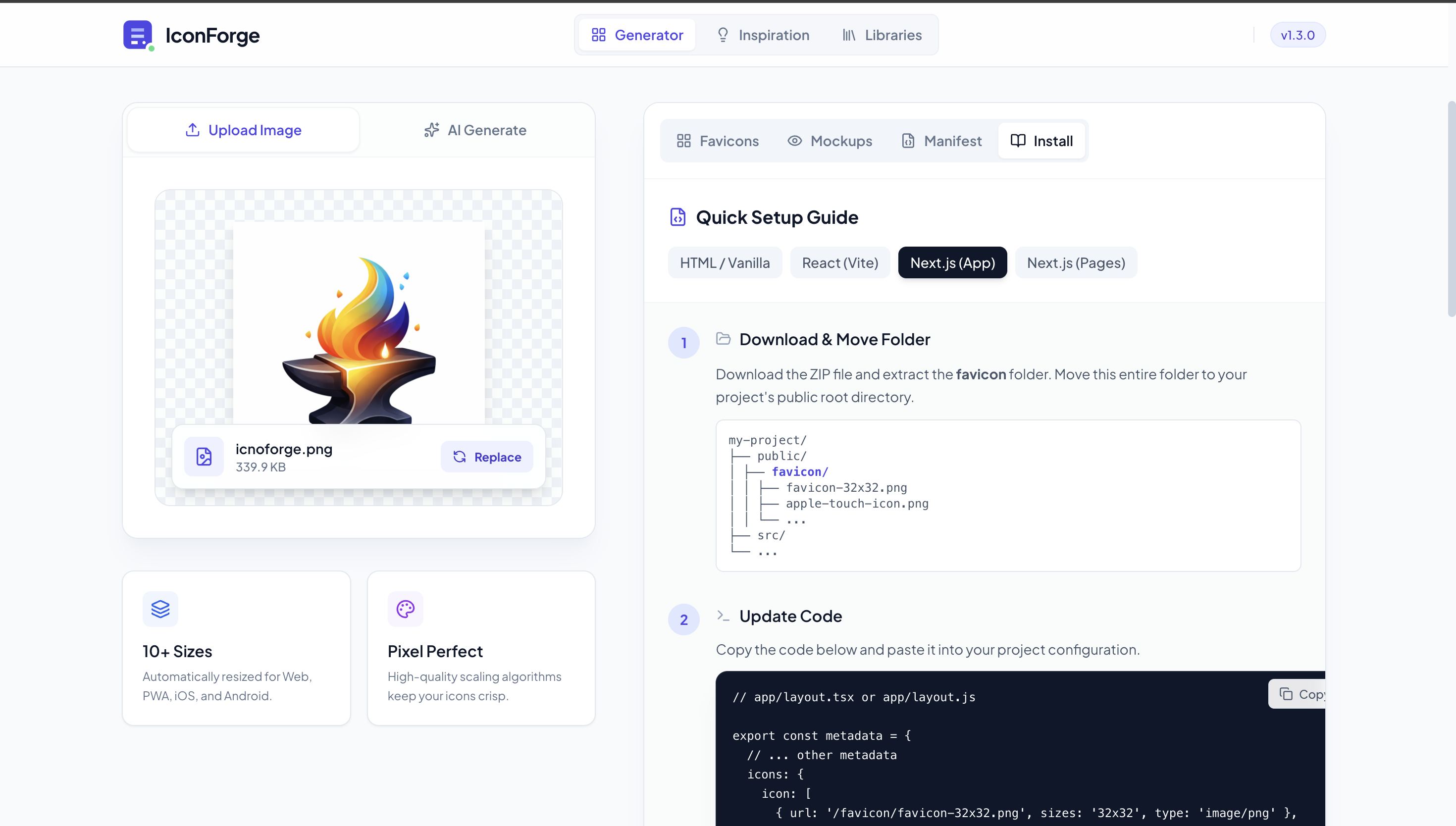 IconForge gallery image