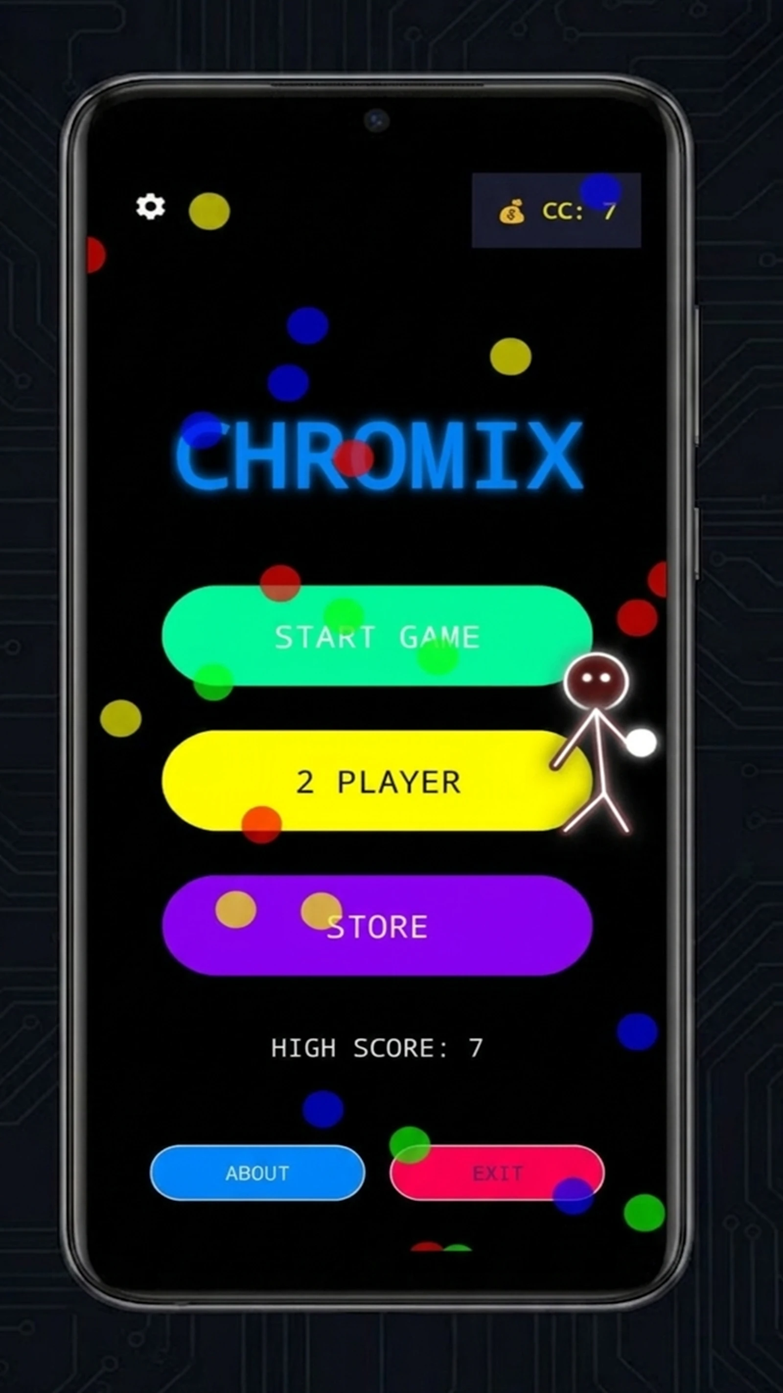 Chromix-Reflex Game screenshot 2