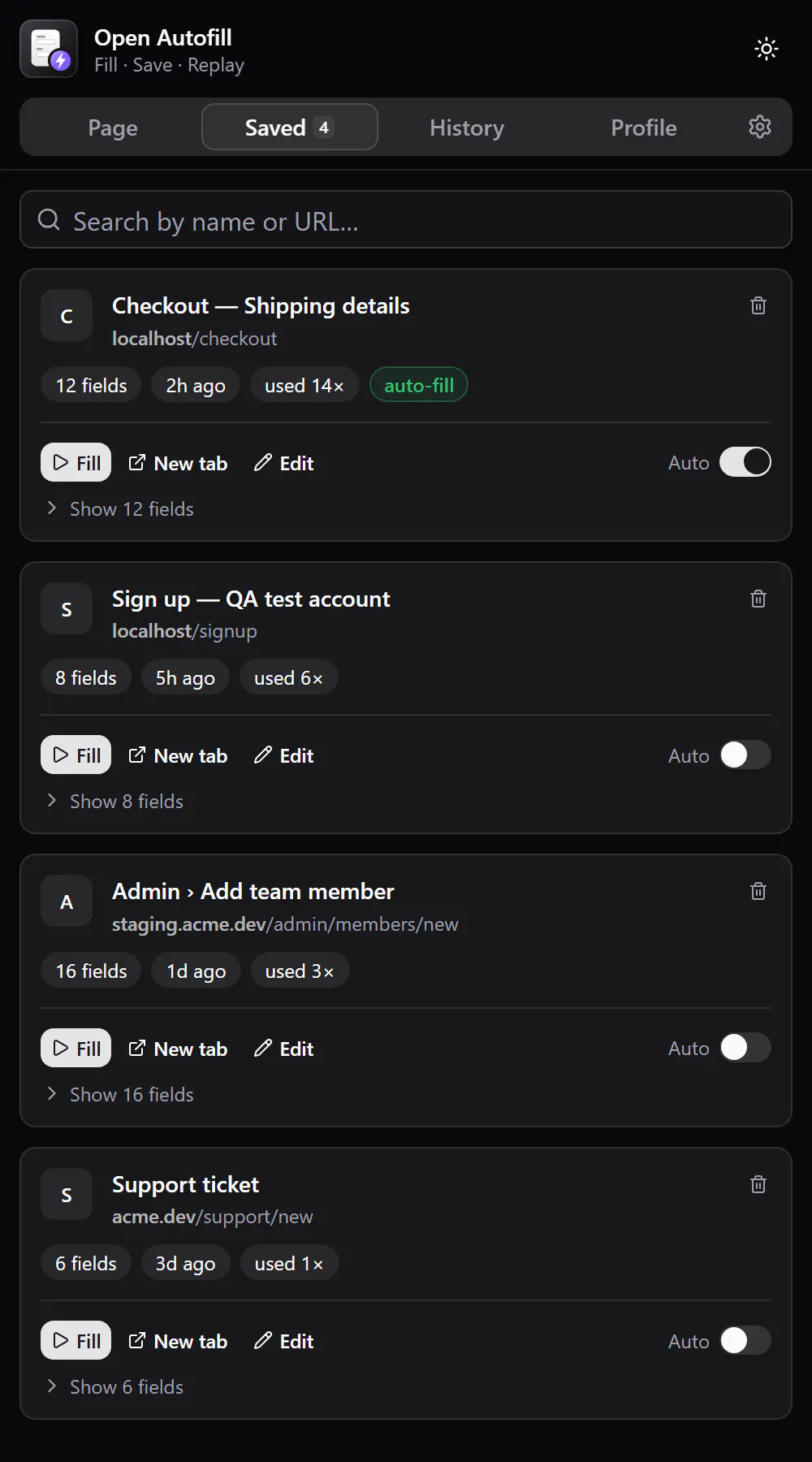 Open Autofill gallery image
