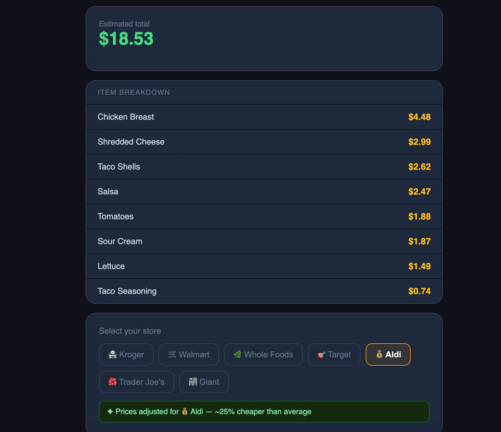 SmartCart — Grocery Lists That Think screenshot 6