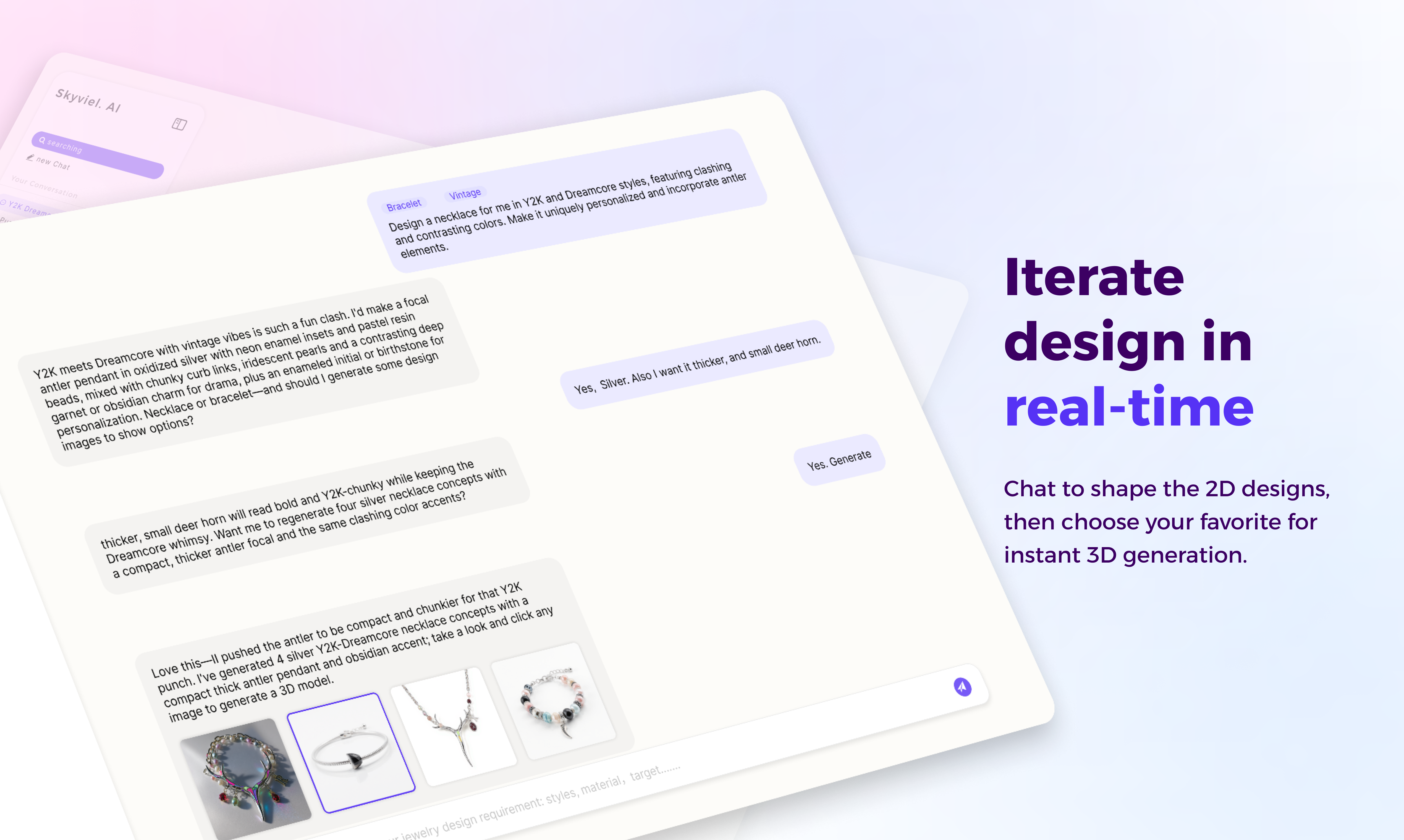 Skyveil AI - Screenshot 4 showing product features and functionality