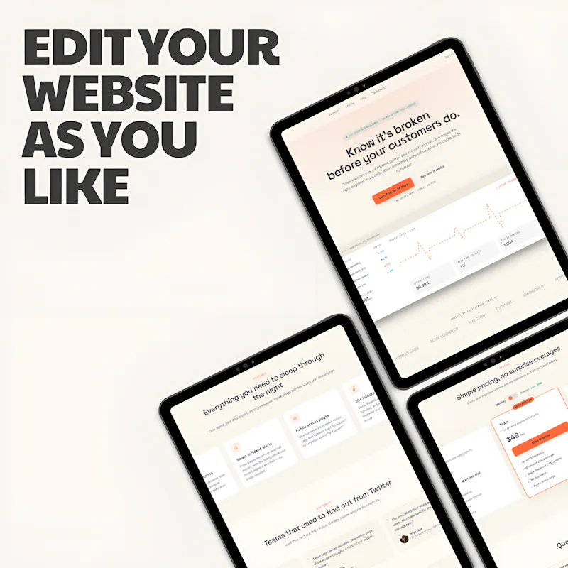 Free Download: Premium Website Template screenshot 1