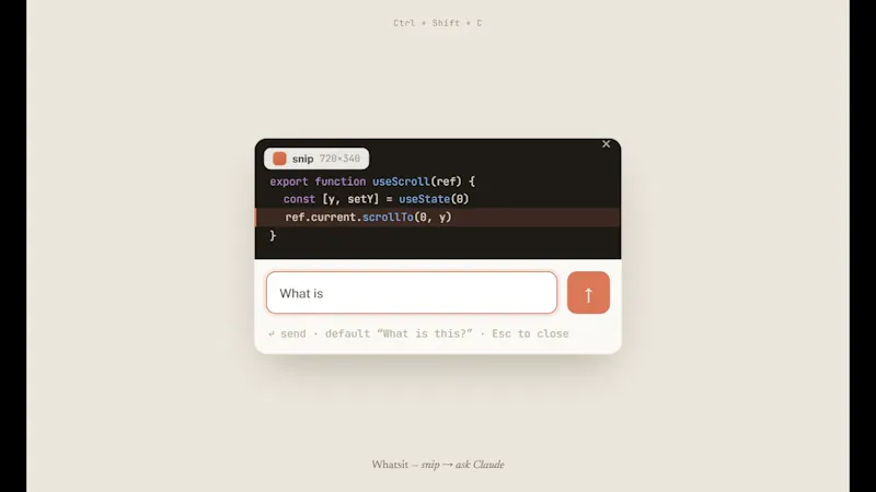 Whatsit screenshot 1 (video preview)