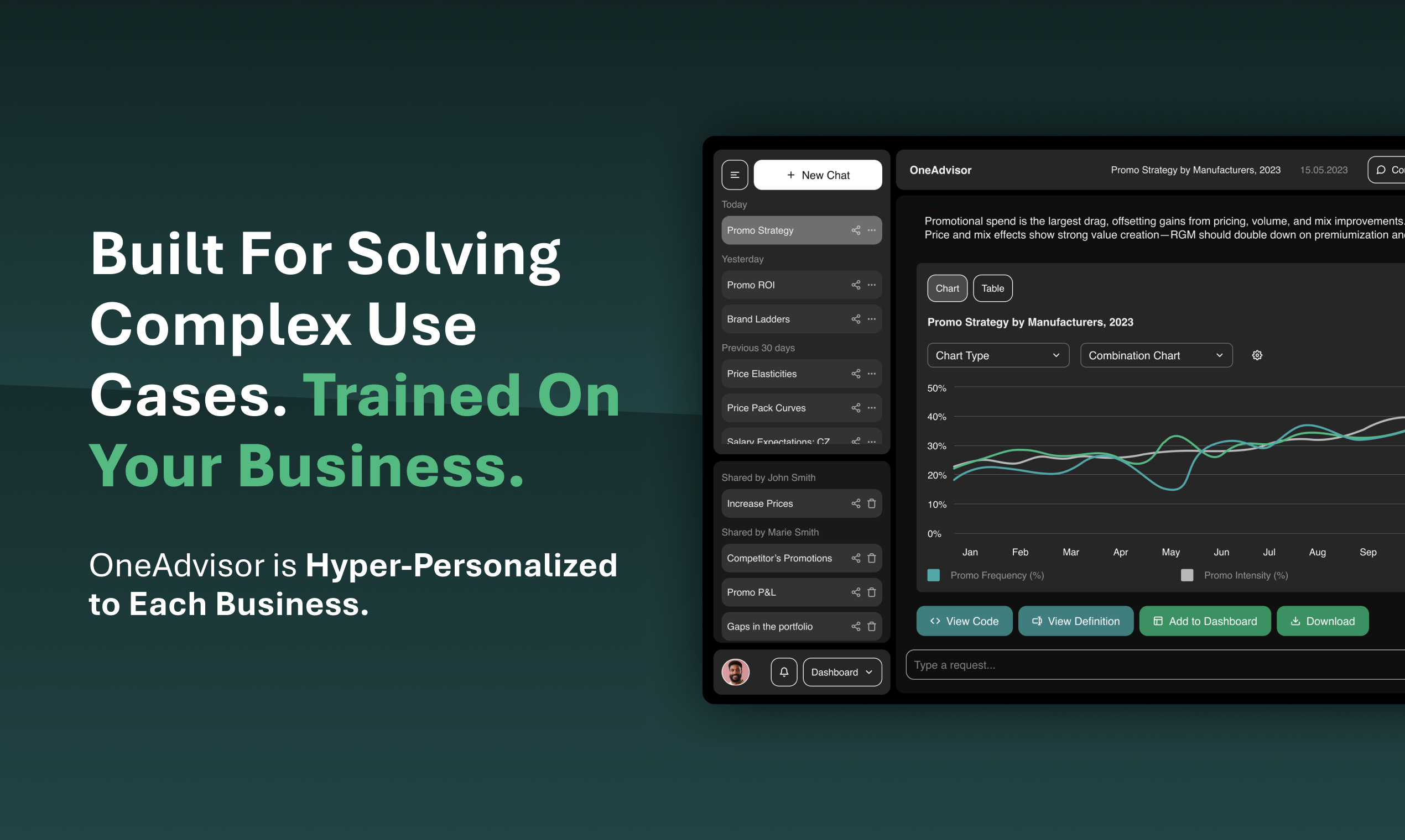 Oneadvisor - Özel öngörücü bilgiler için ajan platformu medya 3