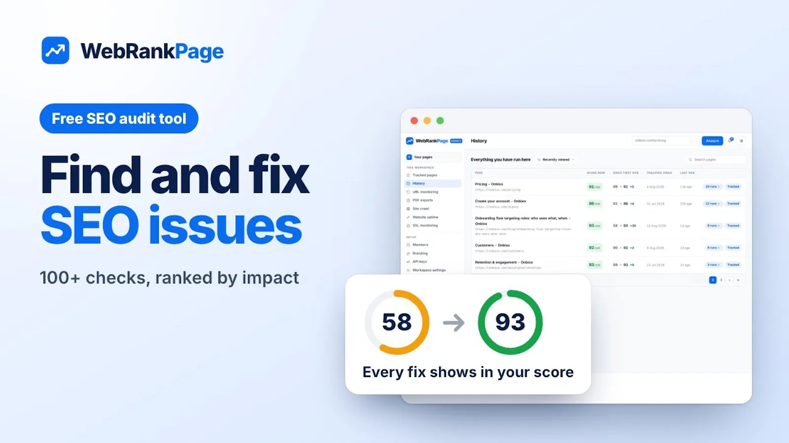 WebRankPage screenshot 1 (video preview)