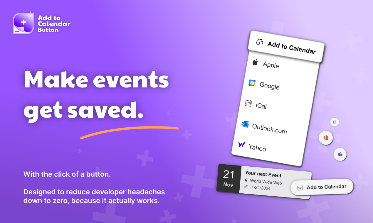 startuptile Add to Calendar Button v2-Let users add your events to their calendars hustle-free