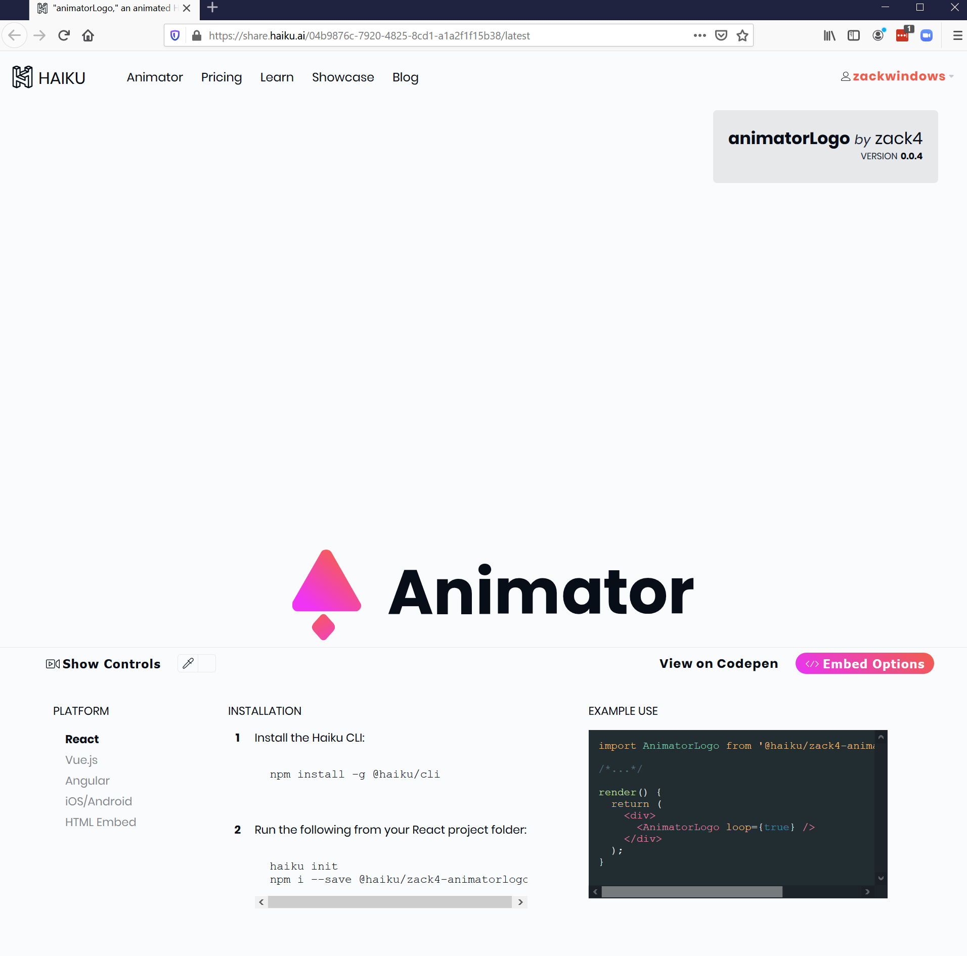 Haiku Animator for Windows gallery image