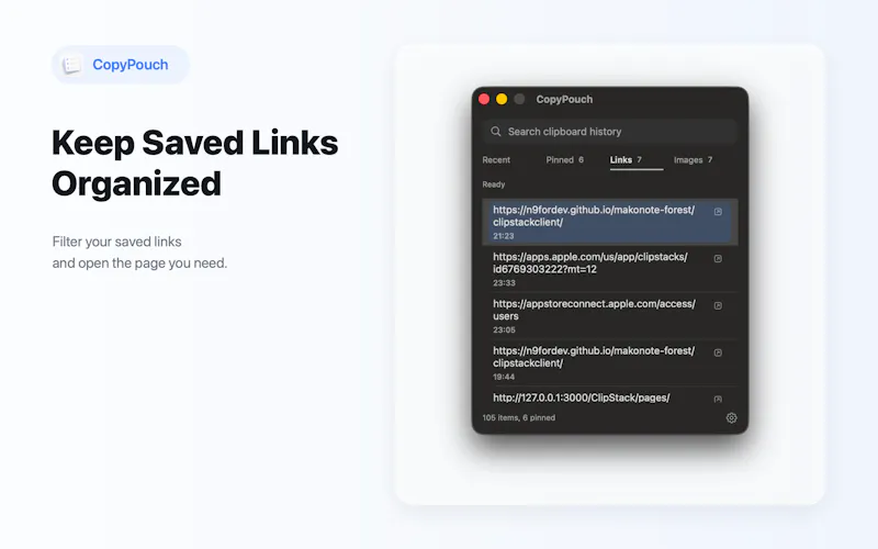 CopyPouch for Mac screenshot 5