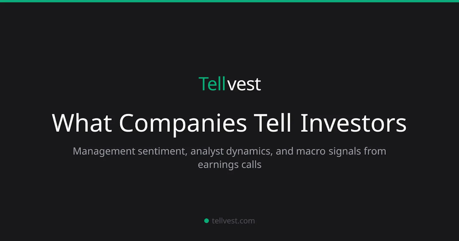 Tellvest screenshot 1
