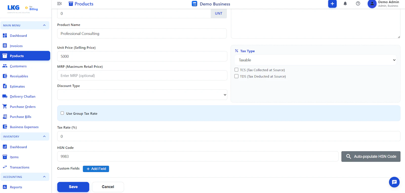 LKG for Billing screenshot 6