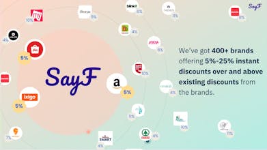 SayF : Automatically find deals on phone gallery image