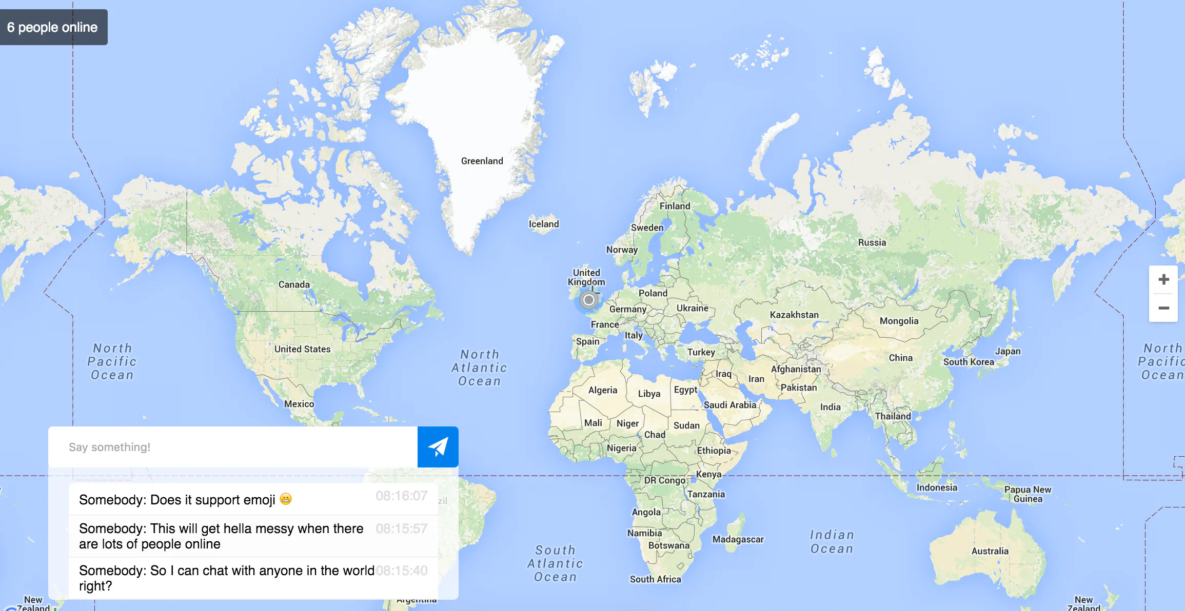 Google maps chat - llcvery