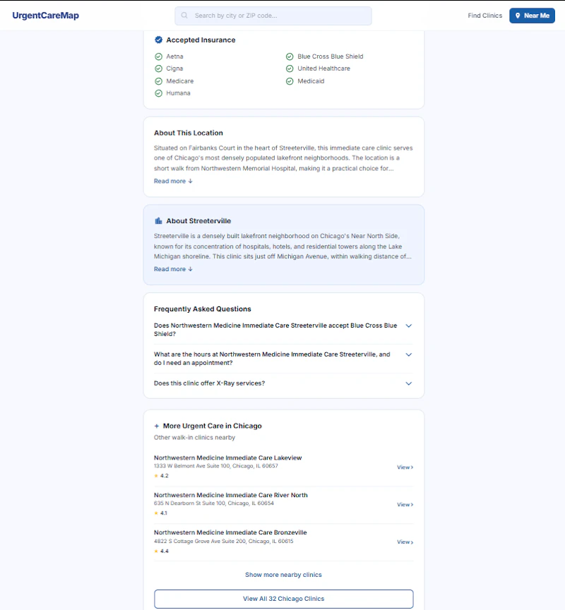 UrgentCareMap screenshot 5