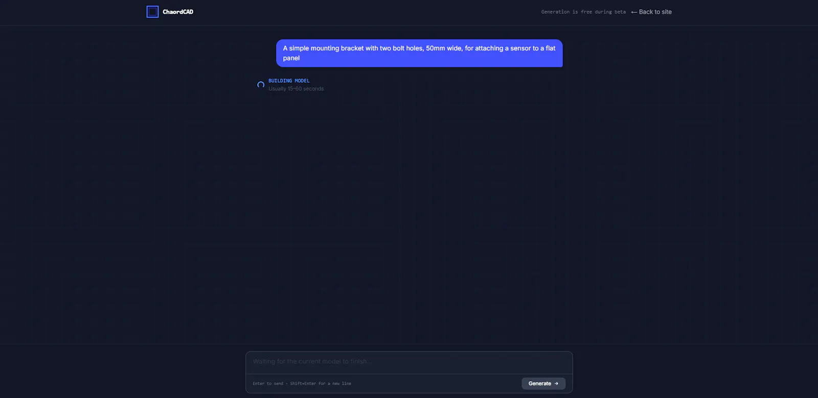 ChaordCAD screenshot 2