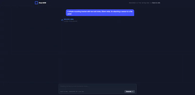 ChaordCAD screenshot 2