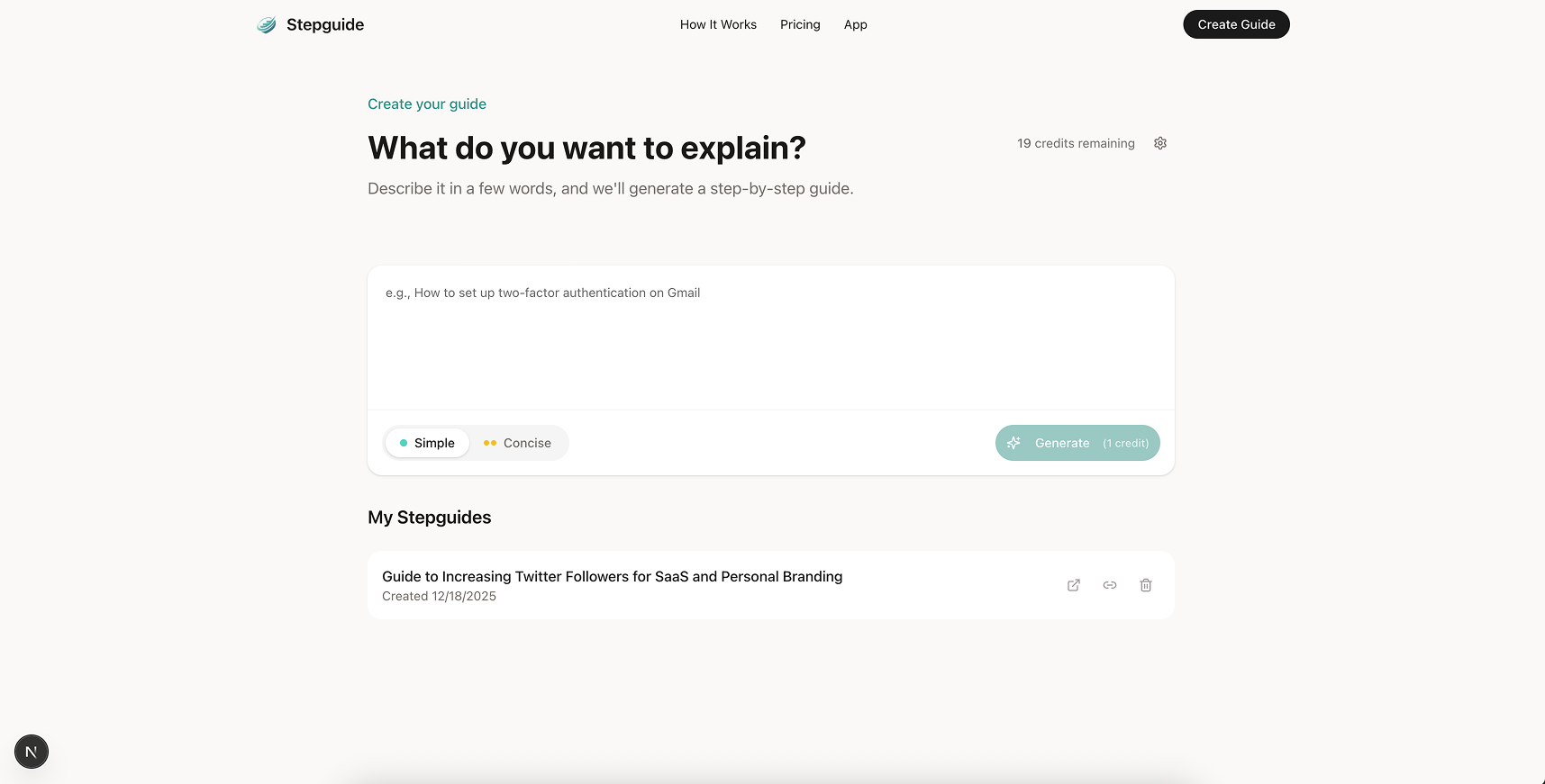 Stepguide - Main product screenshot demonstrating key features and user interface
