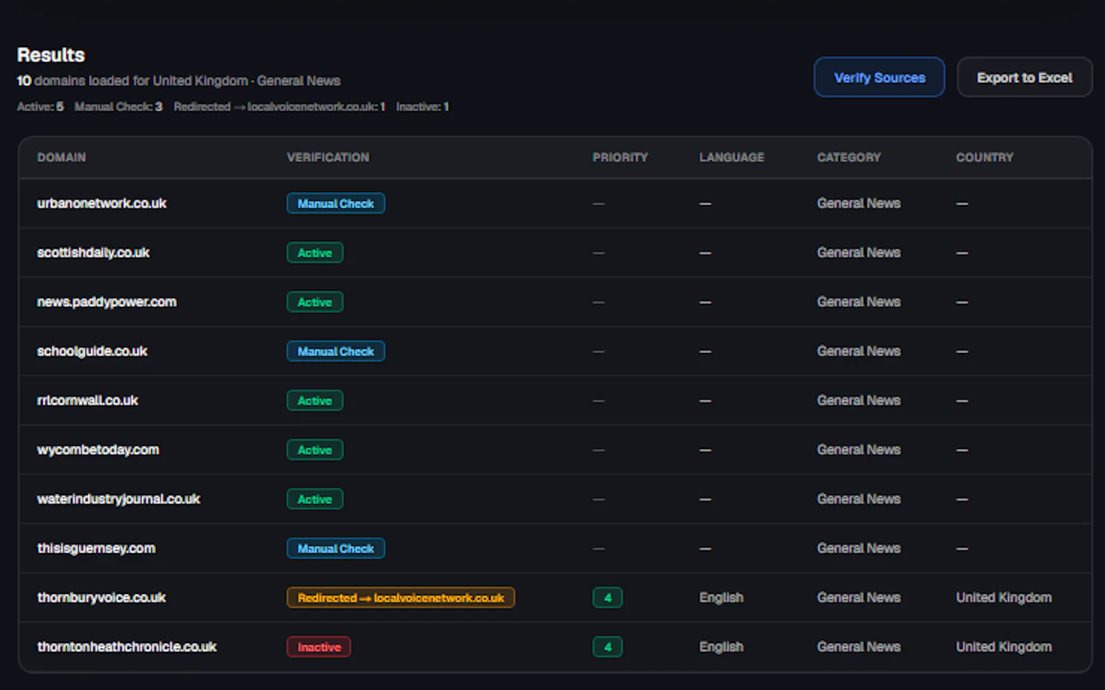 Verifeed screenshot 2