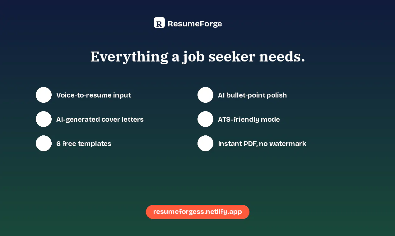 Resume Forge gallery image
