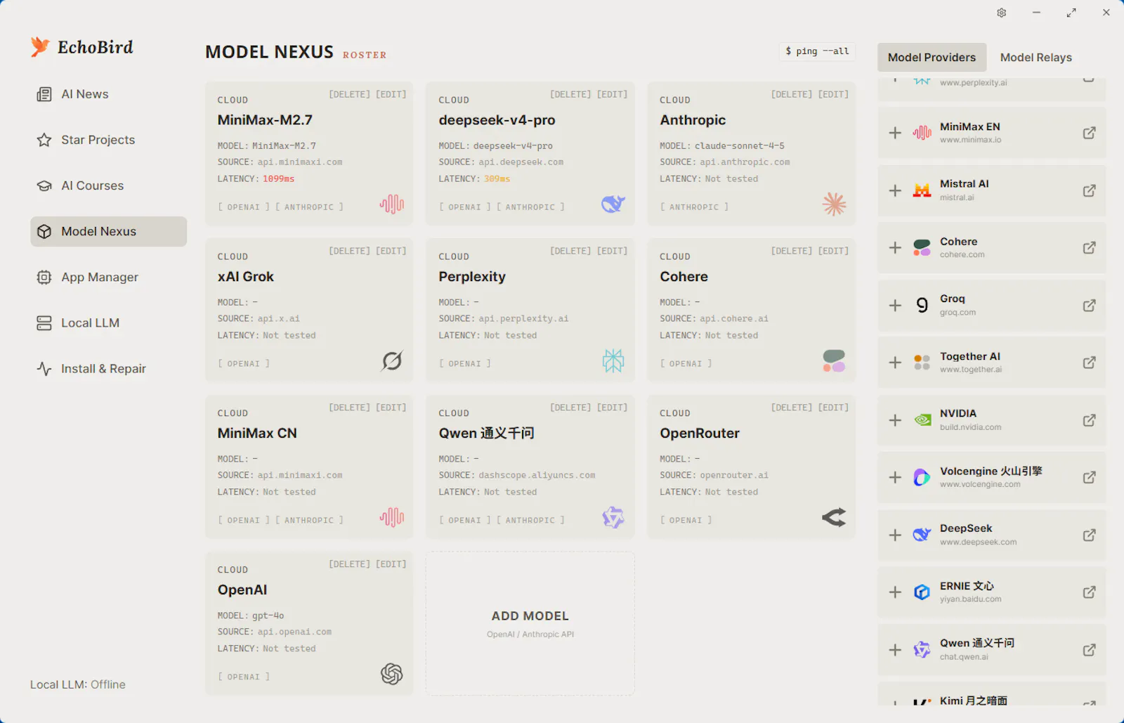 EchoBird screenshot 2