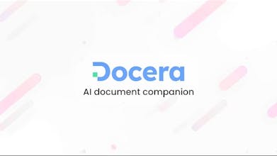 Docera - Einfachste Anfragen mühelos in beeindruckende Dokumente umwandeln.