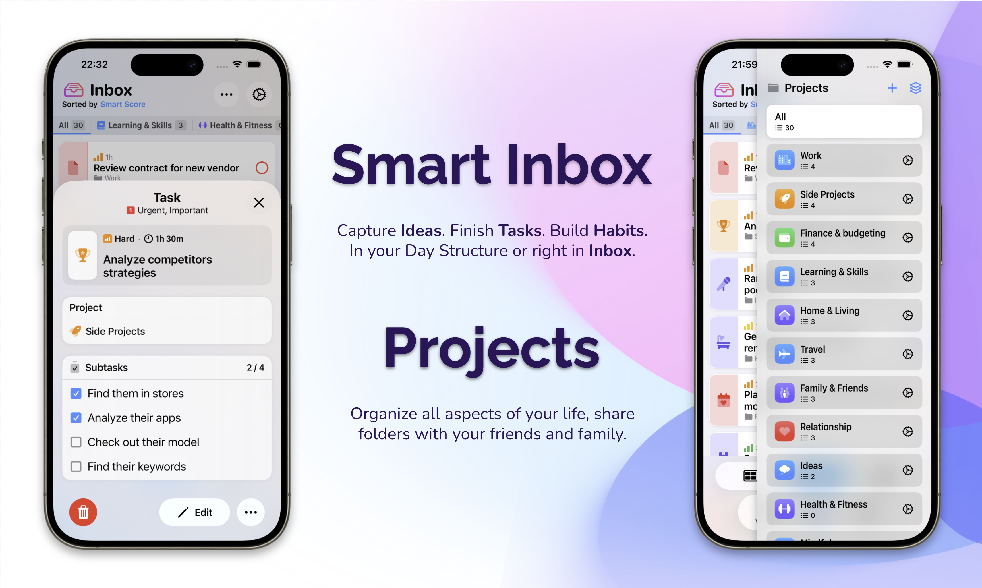 Smarter Day (iOS) - Screenshot 3 showing product features and functionality