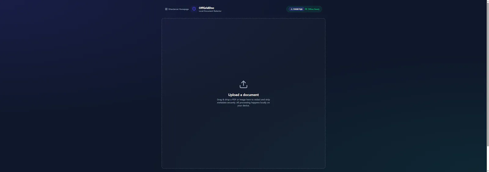 OffGridDoc screenshot 1
