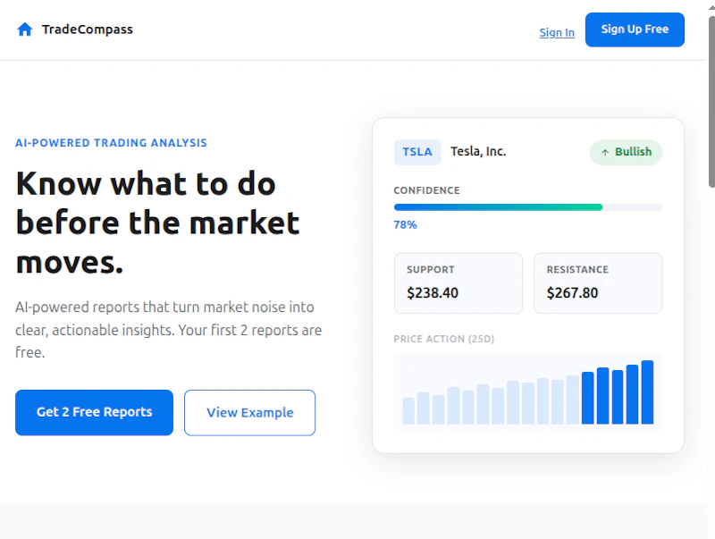 TradeCompass screenshot 1