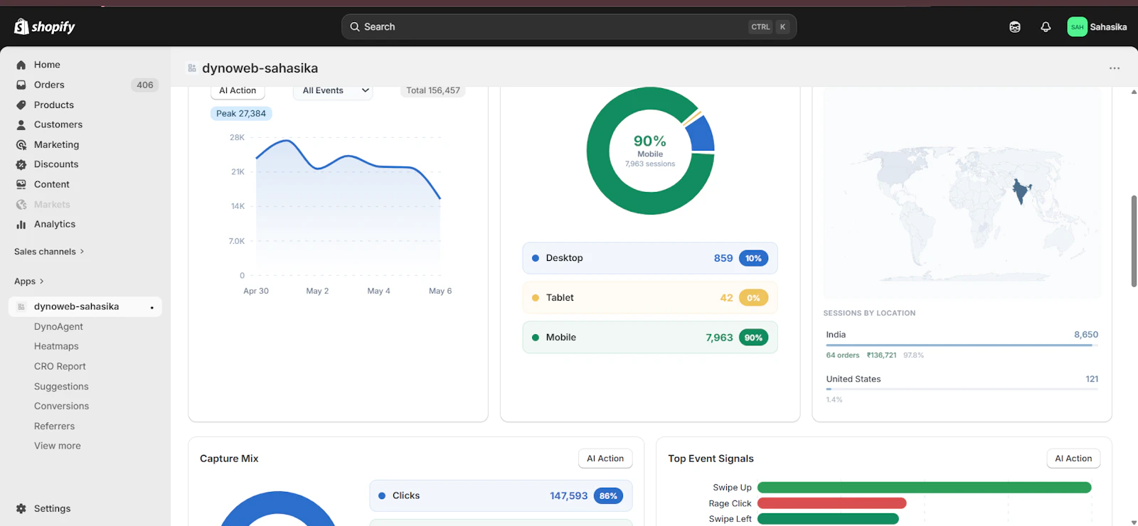 DynoWeb screenshot 2