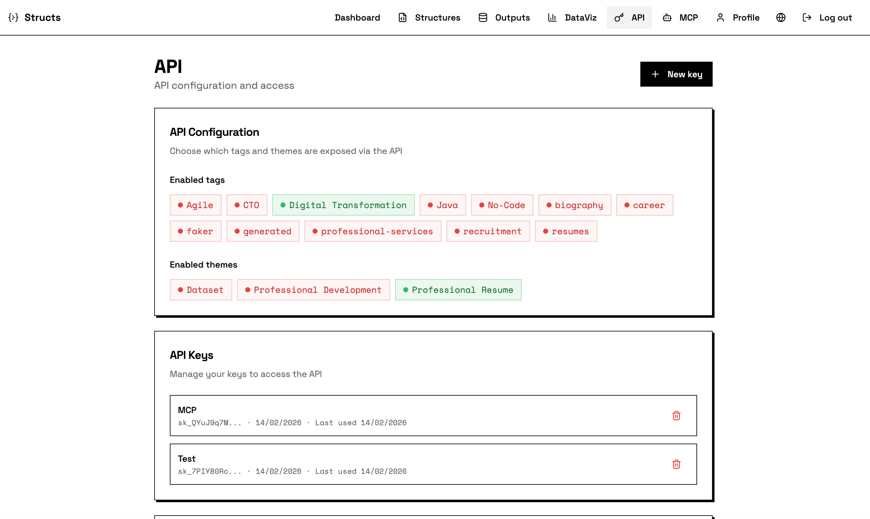 Structs gallery image