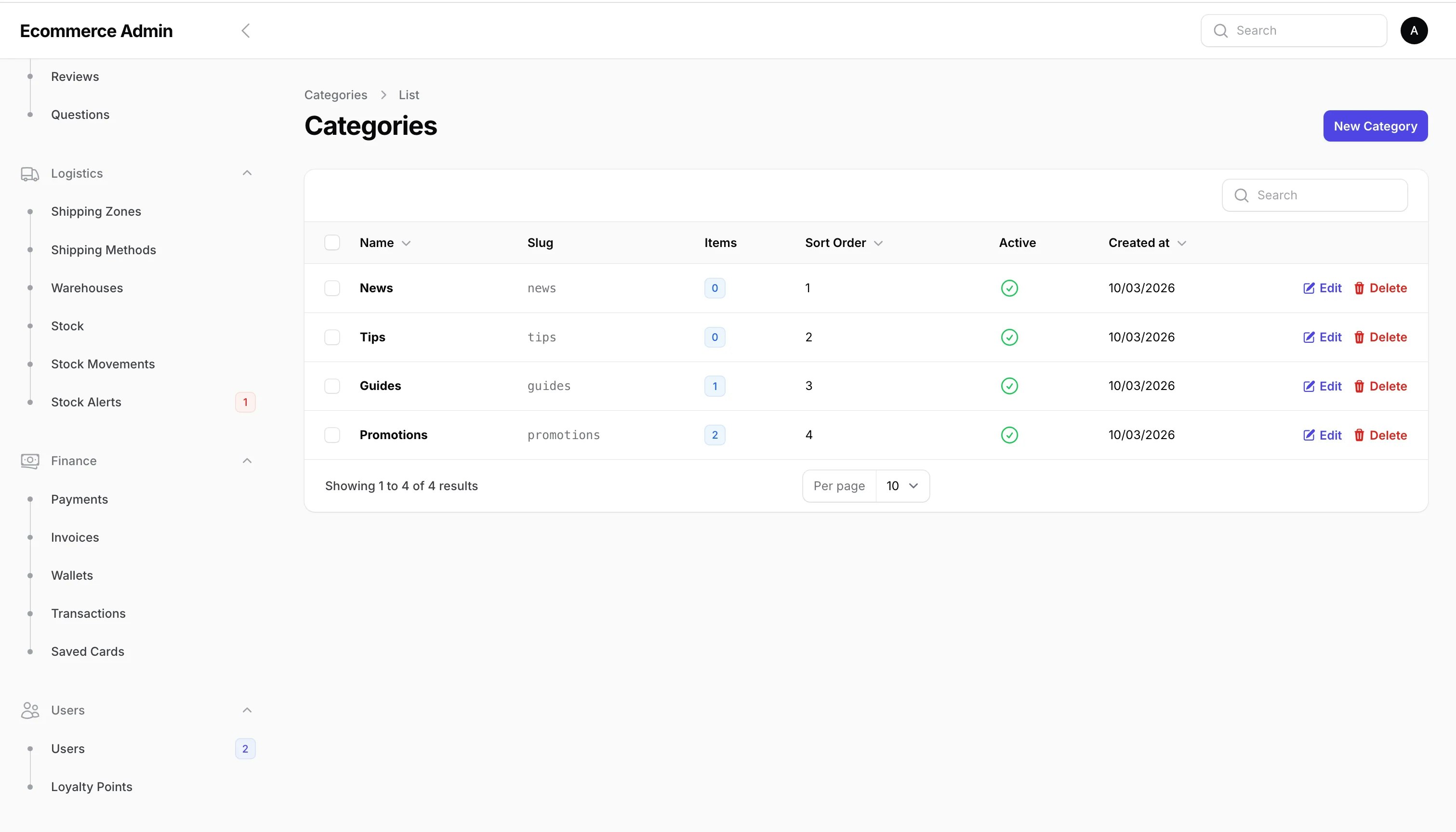 LaraCommerce API gallery image