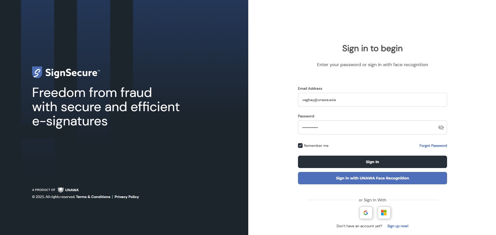 Signcure v2 - 안전하고 효율적인 전자 서명으로 사기로부터의 자유. 미디어 2