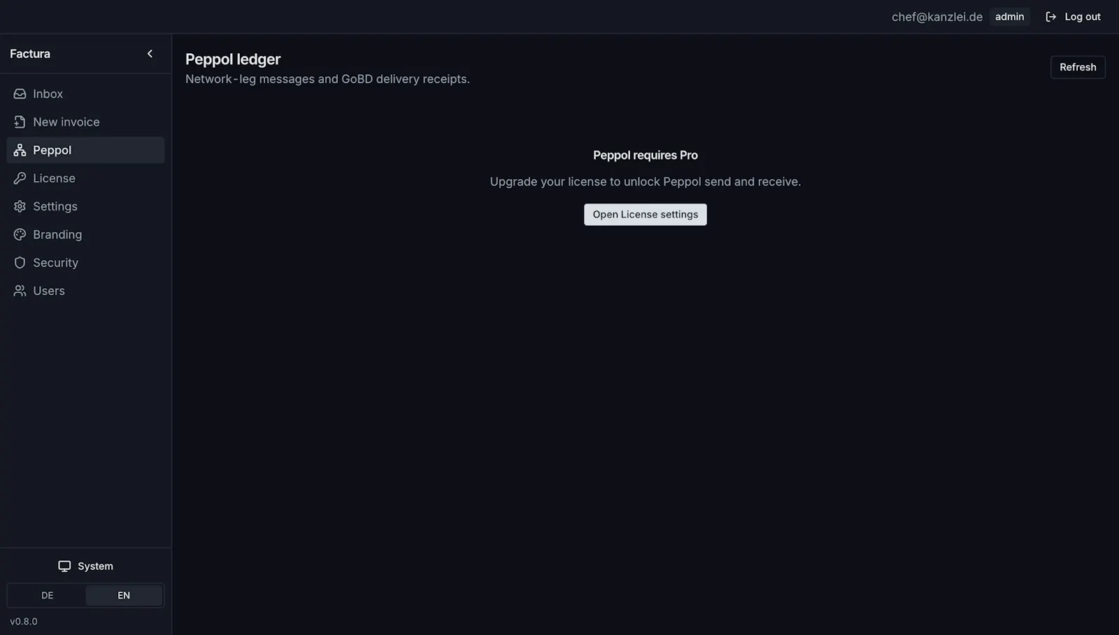 Factura screenshot 2