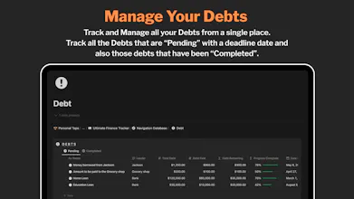 Notion Ultimate Finance Tracker gallery image