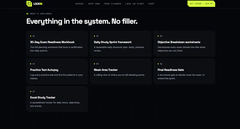Lock In Cert screenshot 2