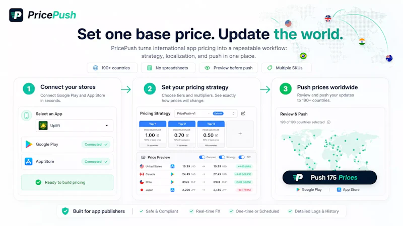 PricePush screenshot 1