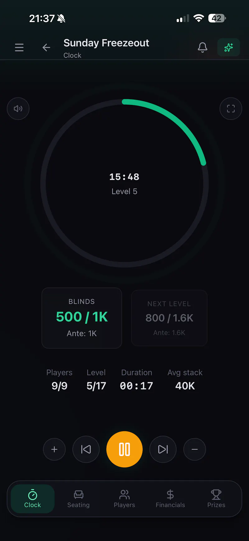 PokerAdmin screenshot 1