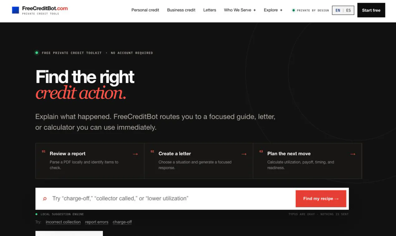 FreeCreditBot.com gallery image